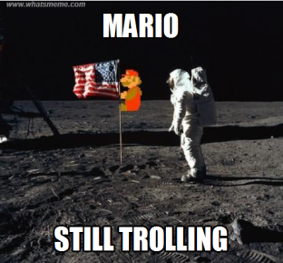 Super Mario on the Moon