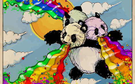 Panda Arcobaleno